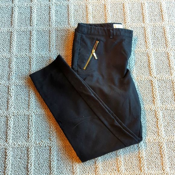 Black Ankle Length Chinos by Michael Kors Size 8 - Picture 4 of 6